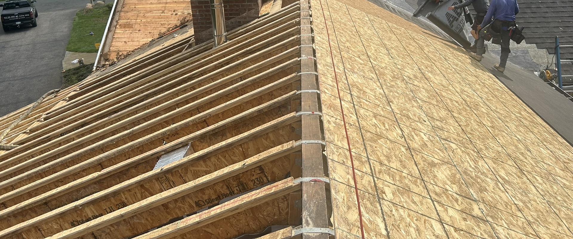 Roof Tie-In Repair and Ventilation Correction in Woodland, MN