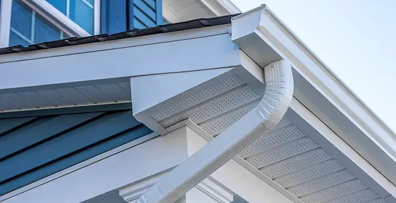 White Gutters & Eaves